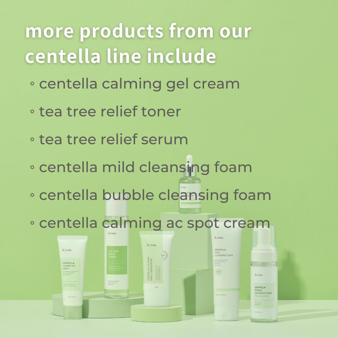 Centella Calming Moisture Daily Sunscreen SPF 50+ PA++++ Matte & No White Cast Centella Asiatica Dry Oily Sensitive Vegan Korean Skincare - Pack of 2