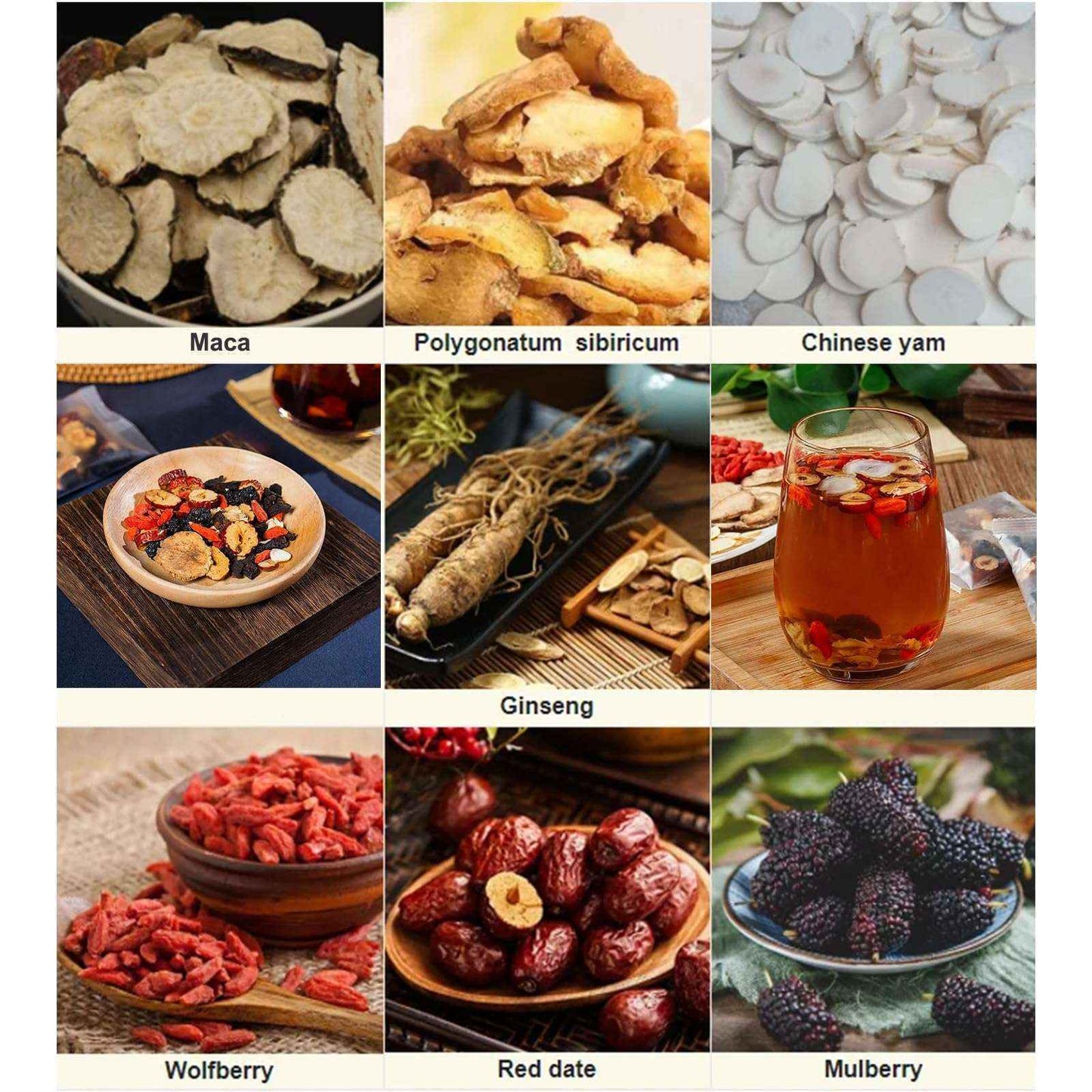 Nine Treasure Ginseng Herbal Tea – Immune-Boosting Wellness Elixir