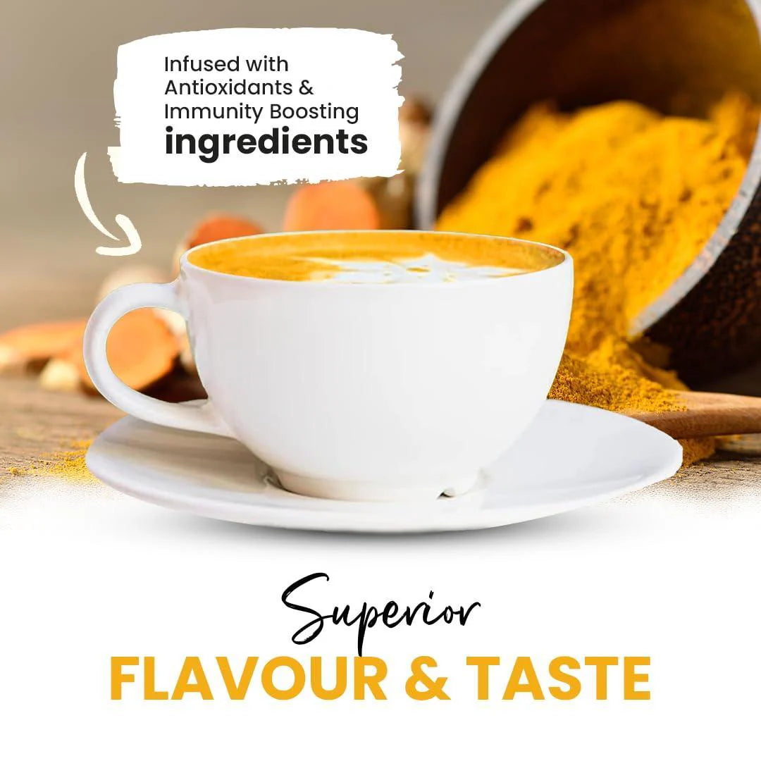 Zealthy Life Turmeric Latte USDA CERTIFIED ORGANIC GOLDEN MILK POWDER with CEYLON CINNAMON Non GMO Vegan Keto Gluten Free Unsweetened (45 Servings)