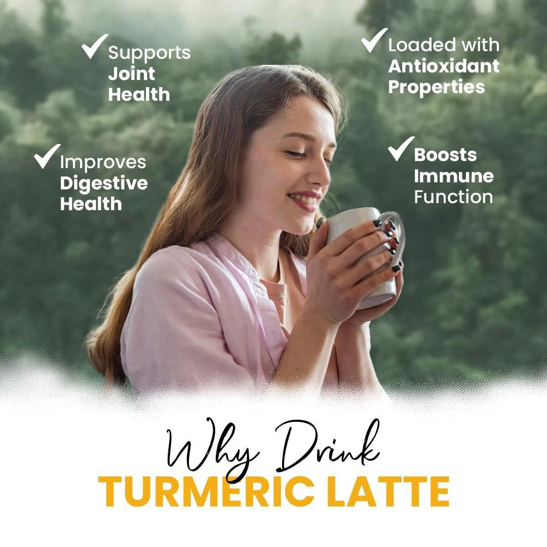 Zealthy Life Turmeric Latte USDA CERTIFIED ORGANIC GOLDEN MILK POWDER with CEYLON CINNAMON Non GMO Vegan Keto Gluten Free Unsweetened (45 Servings)