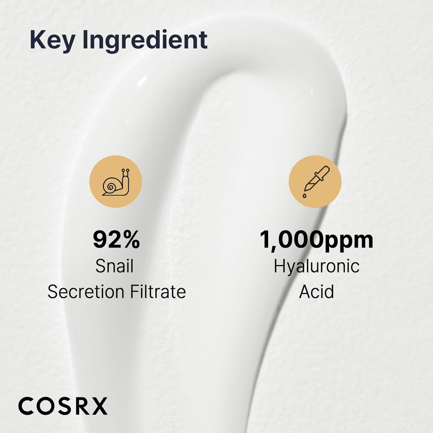 US Seller COSRX Coss02-C Advanced Snail 92 All in One Cream - 3.52 Oz Authentic
