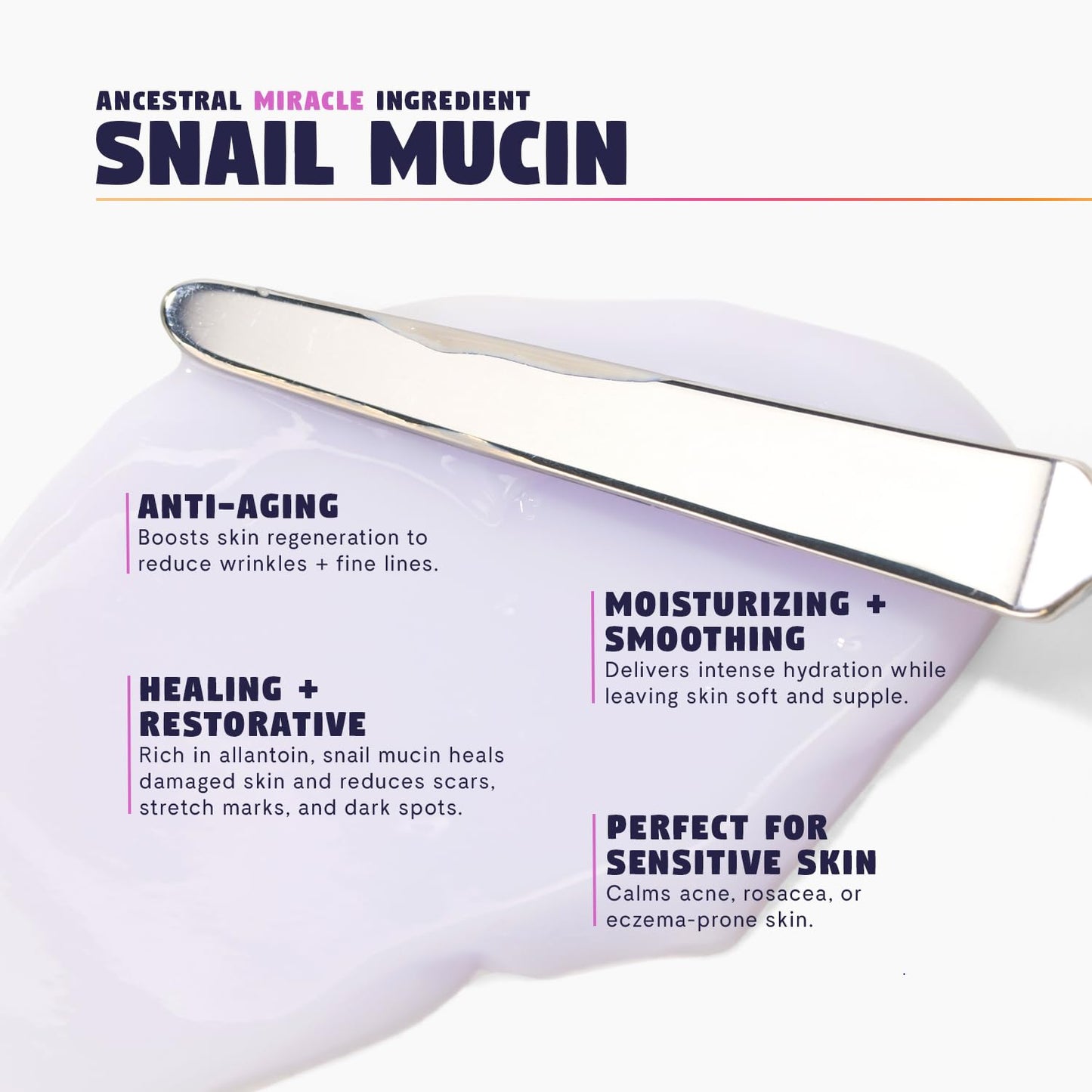 Moon Milk Snail Mucin Moisturizing Gel Cream 3.52 Oz - Blue Light Skin Protection - Korean Snail Mucin Serum for Enhanced Hydration and Improved Skin Brightness, Plumpness, and Smoothness