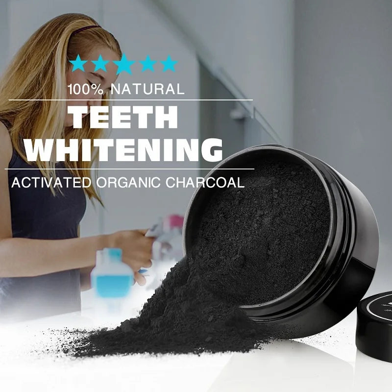Toothpaste Toothbrush Tooth Powder Whitening Teeth Whitening Natural Organic Activated Bamboo Charcoal Yellow Teeth Cleaning Kit