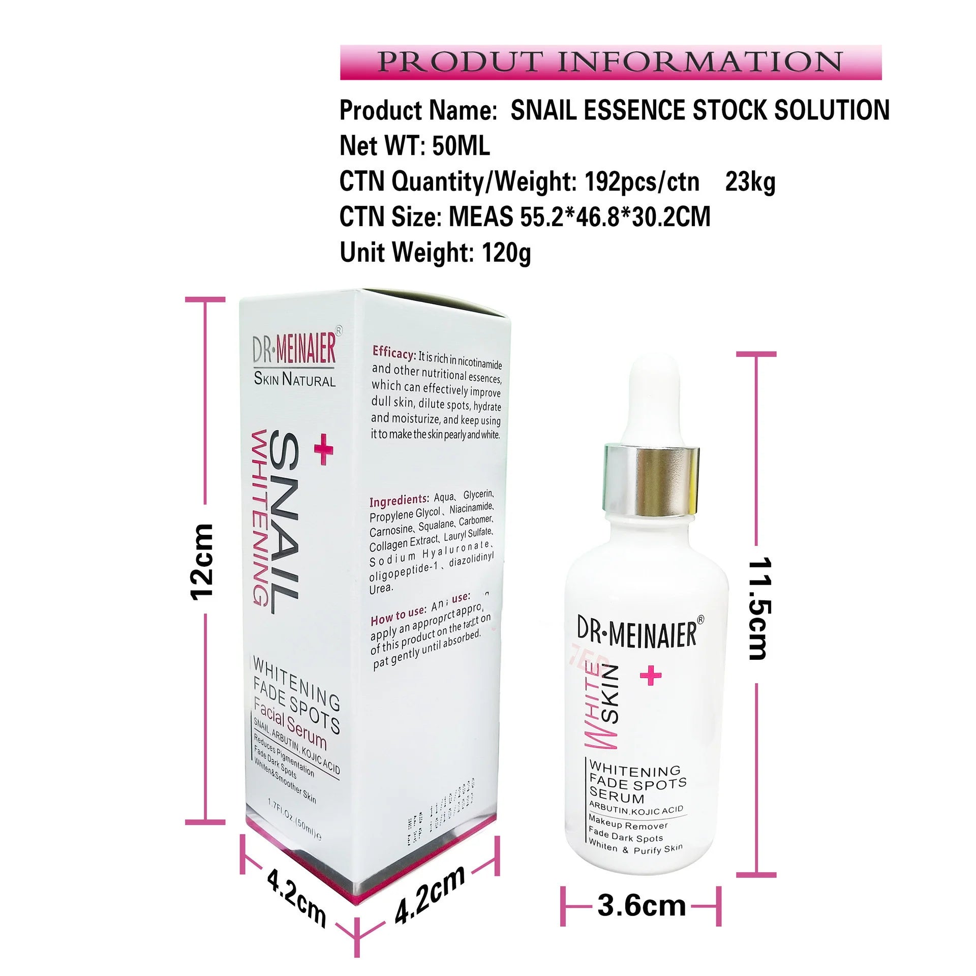 Snail Renewal Vital Serum Face Hydration