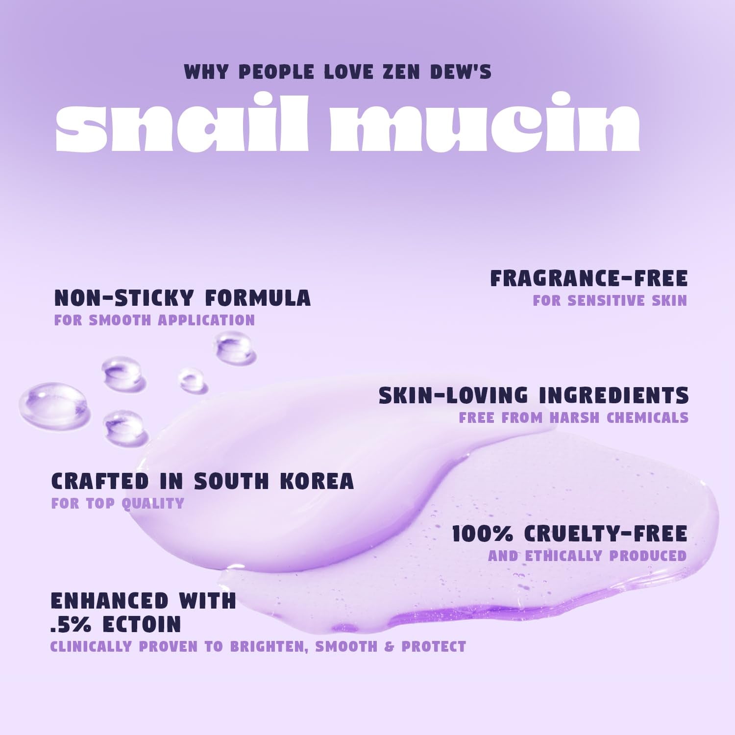 Moon Milk Snail Mucin Moisturizing Gel Cream 3.52 Oz - Blue Light Skin Protection - Korean Snail Mucin Serum for Enhanced Hydration and Improved Skin Brightness, Plumpness, and Smoothness