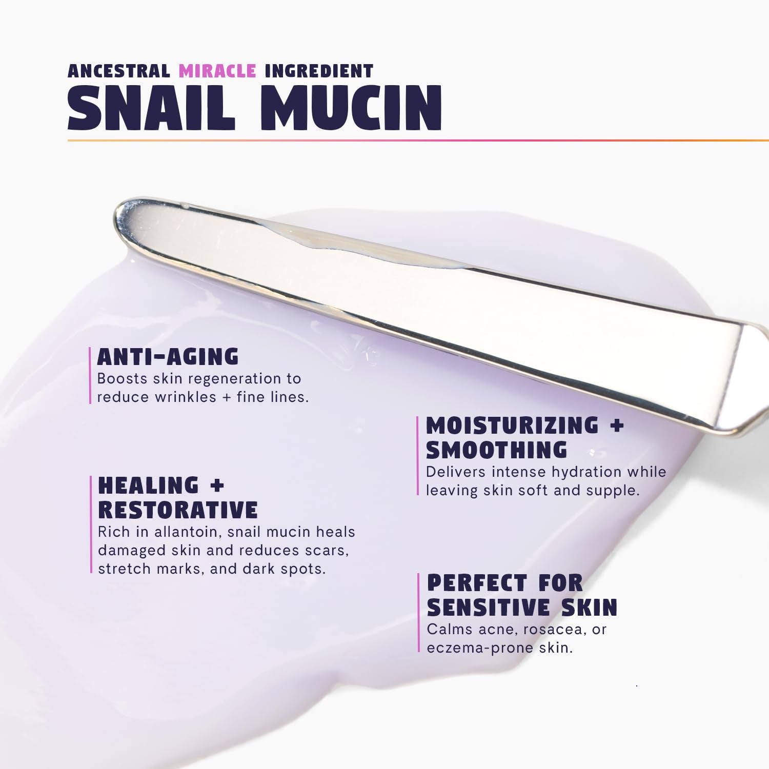 Moon Milk Snail Mucin Moisturizing Gel Cream 3.52 Oz - Blue Light Skin Protection - Korean Snail Mucin Serum for Enhanced Hydration and Improved Skin Brightness, Plumpness, and Smoothness